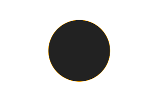 Annular solar eclipse of 12/25/-1024