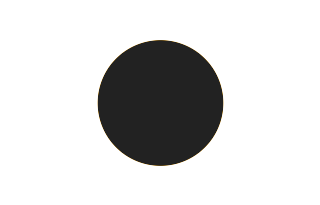 Ringförmige Sonnenfinsternis vom 09.02.-1323