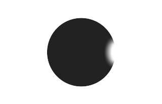 Total solar eclipse of 06/08/-0045 Total solar eclipse of 06/08/-0045