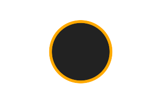 Annular solar eclipse of 12/03/-0045 Annular solar eclipse of 12/03/-0045