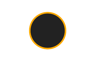Ringförmige Sonnenfinsternis vom 22.10.-0090