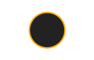 Ringförmige Sonnenfinsternis vom 23.02.-0095
