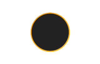 Ringförmige Sonnenfinsternis vom 23.02.-0114
