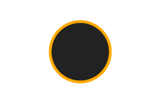 Ringförmige Sonnenfinsternis vom 01.02.-0131 Ringförmige Sonnenfinsternis vom 01.02.-0131