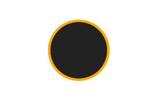 Annular solar eclipse of 01/13/-0140 Annular solar eclipse of 01/13/-0140