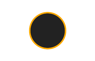 Ringförmige Sonnenfinsternis vom 29.09.-0153