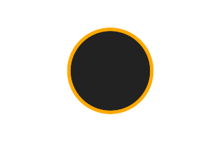 Ringförmige Sonnenfinsternis vom 01.01.-0158