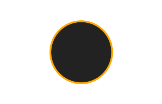 Annular solar eclipse of 03/25/-0209 Annular solar eclipse of 03/25/-0209