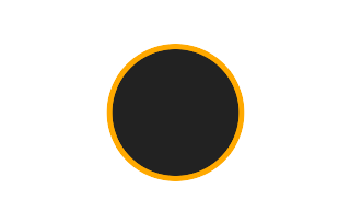 Ringförmige Sonnenfinsternis vom 08.01.-0335 Ringförmige Sonnenfinsternis vom 08.01.-0335