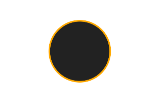 Ringförmige Sonnenfinsternis vom 25.10.-0481