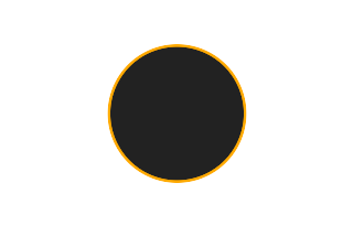 Ringförmige Sonnenfinsternis vom 25.01.-0540