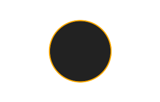 Ringförmige Sonnenfinsternis vom 23.12.-0595
