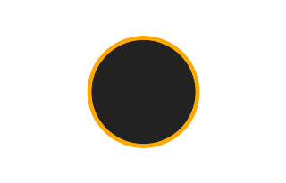 Annular solar eclipse of 09/28/-0674 Annular solar eclipse of 09/28/-0674