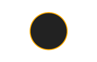 Ringförmige Sonnenfinsternis vom 25.04.-0722 Ringförmige Sonnenfinsternis vom 25.04.-0722