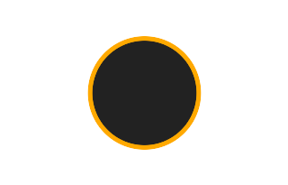 Annular solar eclipse of 12/20/-0725 Annular solar eclipse of 12/20/-0725