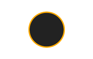 Annular solar eclipse of 08/16/-0746 Annular solar eclipse of 08/16/-0746