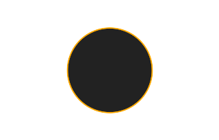 Ringförmige Sonnenfinsternis vom 13.03.-0748