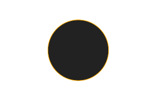 Annular solar eclipse of 10/07/-0805 Annular solar eclipse of 10/07/-0805