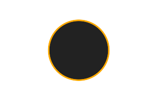 Ringförmige Sonnenfinsternis vom 25.06.-0828 Ringförmige Sonnenfinsternis vom 25.06.-0828