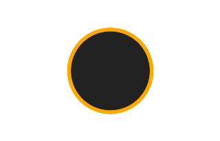 Annular solar eclipse of 09/25/-0869 Annular solar eclipse of 09/25/-0869