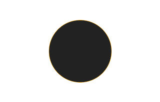 Annular solar eclipse of 09/25/-0907 Annular solar eclipse of 09/25/-0907