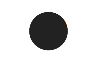 Partial solar eclipse of 10/24/-0945 Partial solar eclipse of 10/24/-0945