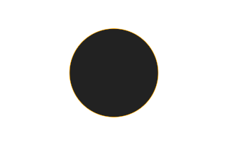 Annular solar eclipse of 12/25/-1024 Annular solar eclipse of 12/25/-1024