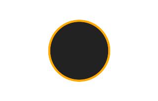 Annular solar eclipse of 02/16/-1025 Annular solar eclipse of 02/16/-1025