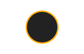Annular solar eclipse of 01/16/-1052 Annular solar eclipse of 01/16/-1052