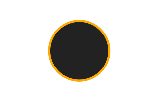 Annular solar eclipse of 09/12/-1074 Annular solar eclipse of 09/12/-1074