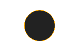 Ringförmige Sonnenfinsternis vom 09.08.-1090