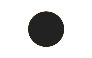 Ringförmige Sonnenfinsternis vom 23.02.-1137