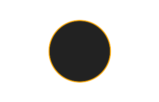 Ringförmige Sonnenfinsternis vom 09.08.-1155