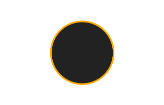Ringförmige Sonnenfinsternis vom 24.02.-1156