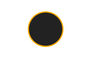 Annular solar eclipse of 03/07/-1157 Annular solar eclipse of 03/07/-1157