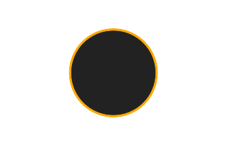 Annular solar eclipse of 06/06/-1217 Annular solar eclipse of 06/06/-1217