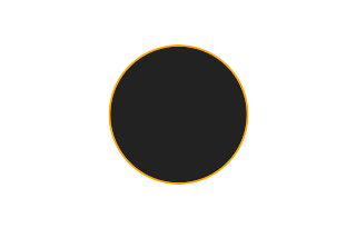 Annular solar eclipse of 06/25/-1330 Annular solar eclipse of 06/25/-1330