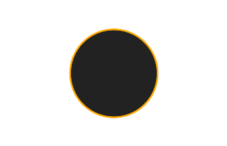 Ringförmige Sonnenfinsternis vom 07.10.-1345 Ringförmige Sonnenfinsternis vom 07.10.-1345