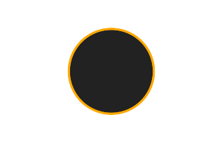 Ringförmige Sonnenfinsternis vom 23.06.-1376
