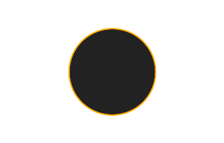 Ringförmige Sonnenfinsternis vom 23.05.-1384