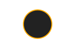 Ringförmige Sonnenfinsternis vom 28.01.-1387 Ringförmige Sonnenfinsternis vom 28.01.-1387