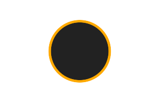 Ringförmige Sonnenfinsternis vom 05.10.-1391