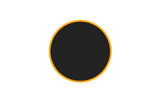 Annular solar eclipse of 05/02/-1439 Annular solar eclipse of 05/02/-1439