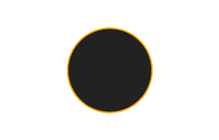 Annular solar eclipse of 06/21/-1525 Annular solar eclipse of 06/21/-1525