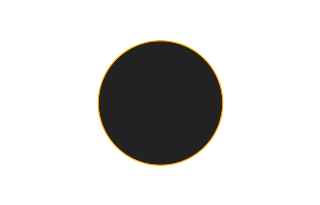 Annular solar eclipse of 01/26/-1536 Annular solar eclipse of 01/26/-1536