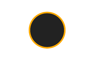 Ringförmige Sonnenfinsternis vom 23.10.-1550