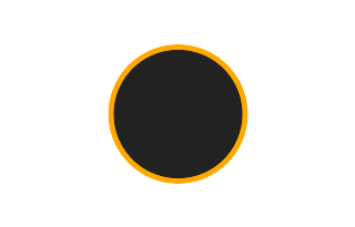 Annular solar eclipse of 09/20/-1604 Annular solar eclipse of 09/20/-1604