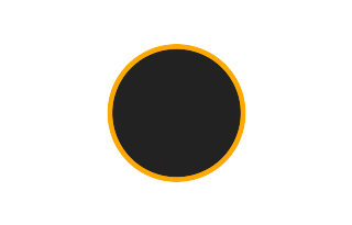 Ringförmige Sonnenfinsternis vom 10.09.-1622 Ringförmige Sonnenfinsternis vom 10.09.-1622