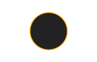 Annular solar eclipse of 03/16/-1706 Annular solar eclipse of 03/16/-1706