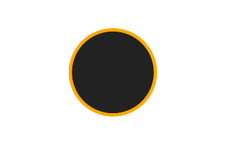 Annular solar eclipse of 01/27/0073 Annular solar eclipse of 01/27/0073